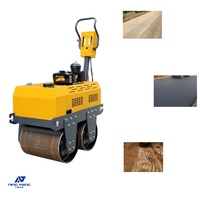 Rouleau compresseur vibrant à double tambour de 1, 2 et 3 tonnes à bas prix – Mini-compacteur routier