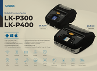 SEWOO-impresora de recibos LK-P400 todo en uno, dispositivo con Bluetooth, WLAN, para LK-P400 fundida de 4 pulgadas