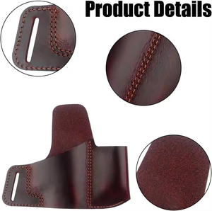 Customizable Packaging Real Leather Concealed Carry <b>Pouch</b> For Hunting Outdoor Activities Tactical Use - Product Image 3