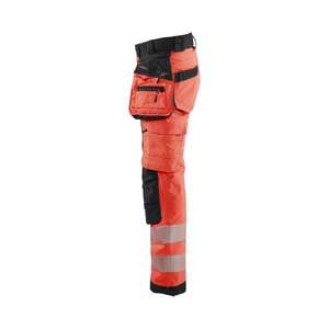 BLAKLADER - 711825135599C40 Pantalón Softshell Hi-Vis Mujer Rojo/Negro-EAN 7330509878156 ROPA DE TRABAJO DE 2017 - Product Image 4