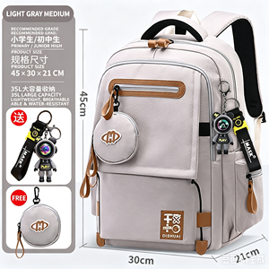 Korean Style <b>School</b> <b>Backpack</b> for Girls, <b>Large</b> Capacity Cute Casual Daypack for Junior High High <b>School</b> & College Students - Product Image 6