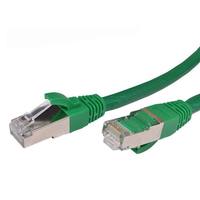 Kabel Patch Jaringan RJ45 Cat5e Cat6 Cat7 Cat8 Kabel Ethernet Pilihan FTP/STP 1m hingga 30m dengan Pelindung Cetak (Molded Boots)