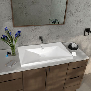 <span class=keywords><strong>Lavabo</strong></span> de baño de cerámica blanca de gran tamaño de <span class=keywords><strong>estilo</strong></span> moderno al por mayor <span class=keywords><strong>Lavabo</strong></span> de pared <span class=keywords><strong>Lavabo</strong></span> de lujo <span class=keywords><strong>Lavabo</strong></span> de mano - Product Image 5