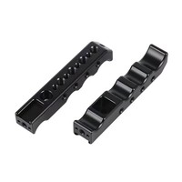 Support de poignée en aluminium usiné CNC sur mesure, pièces usinées de précision, anodisé, OEM ODM, composants de quincaillerie pour équipement industriel
