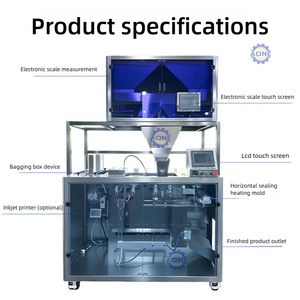Máquina Empacadora VFFS Multi-idioma con Pantalla Táctil PLC, Máquina Empacadora de Harina de 5 kg, 50 g, 100 g, Máquina Empacadora de Azúcar - Product Image 3
