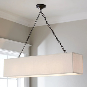 Lámpara de araña rectangular de estilo chino, base de bombilla E27, fuente de luz incandescente para sala de té, restaurante, barra, iluminación - Product Image 5