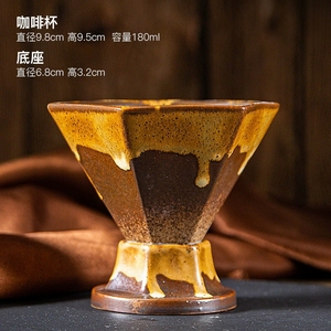 Tazza da caffè creativa leggera di lusso in ceramica con Design esagonale tazza da acqua ad alto valore per tè pomeridiano tazza da caffè - Product Image 3