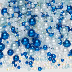 Selina คริสตัล AB เม็ดไข่มุกกลมหลากสี DIY พลอยเทียมหลังเรียบเป็นมิตรกับสิ่งแวดล้อมไม่ร้อนสำหรับศิลปะเล็บและงานฝีมือเครื่องประดับ - Product Image 1