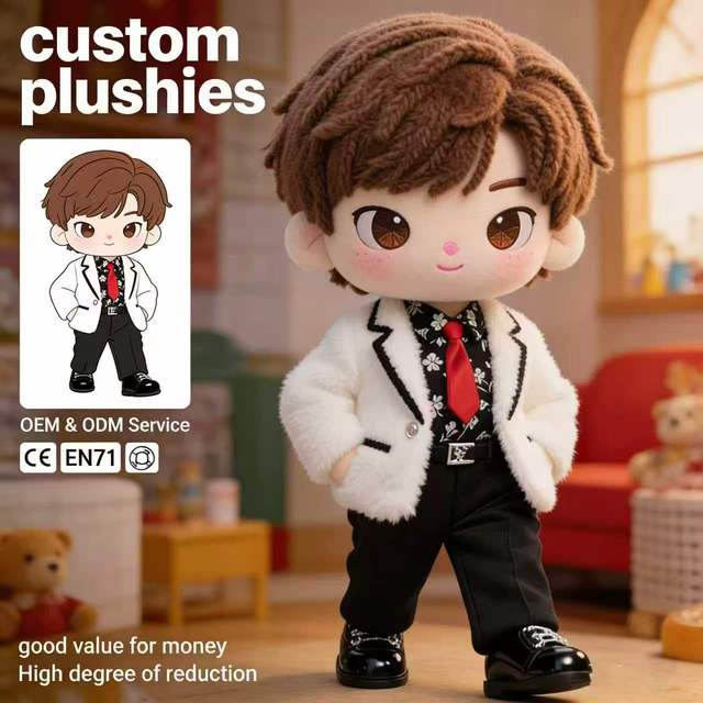 Factory Direct Sales Kpop Plush Doll Ce Oem Manufacturers K-Pop Plush Dolls Price Affordable Kpop Plush Dolls Custom