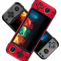 Nouvelle console de jeu haut de gamme à corps métallique, commerce électronique transfrontalier, style PSP, écran QHD de 5 pouces, couleurs vives, jeu