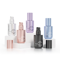 Bouteilles de lotion électroplaquées or rose de style chinois de 30 ml pour sérum, parfum, huiles de barbe