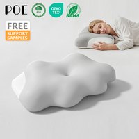Bantal Busa Memori untuk Tidur Menyamping, Telentang, dan Tengkurap, Nyaman, Dapat Disesuaikan, Kontur Servikal, Penyangga Tidur Profesional