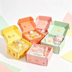 FX Custom Luxury Gift Mailer Box with <b>Gold</b> <b>Foil</b> Stamping Embossed Logo Matte Lamination Corrugated Paper Packaging - Product Image 4
