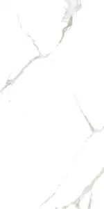 กระเบื้องพอร์ซเลนาโตกระเบื้องสำหรับโครงการผนังและพื้น Carrara ขัดเคลือบสีขาว1200X600มม. เซรามิกที่ทันสมัย