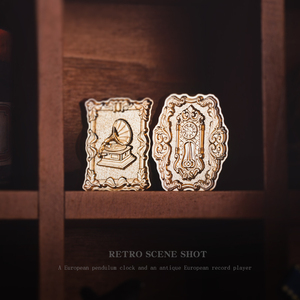 Tête de timbre en relief irrégulière série antique cire scellée tête en cuivre jaune laiton massif tête d'étanchéité de style européen rétro/vente en gros - Product Image 5