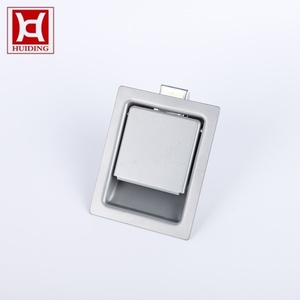 Keyless Recessed Paddle Handle Latch Durable Powder Coated Black Slam Latch for RV Horse Trailer Generator Engine Canopy Door - Product Image 5