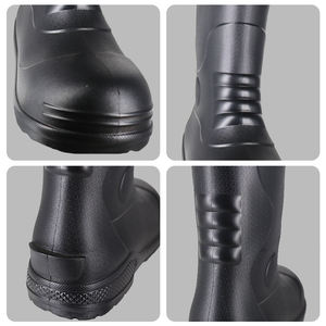 Bottes de pluie pour hommes, <span class=keywords><strong>l</strong></span>égères, imperméables, antidérapantes, anti-écrasement, de sécurité, pour la pêche, en caoutchouc EVA - Product Image 4