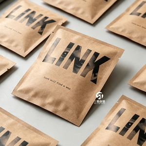 Bolsas de Embalaje para Granos de Café Kraft Impresas Digitalmente Personalizadas |   Empaque de Alimentos con Sellado de 3 Lados para Café, Té y Bocadillos - Product Image 5