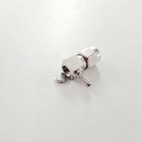 Conector de Antena Eléctrico Impermeable SMA Macho en Ángulo Recto para Cable RG316