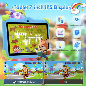 Tableta Interactiva de 7 Pulgadas con Android 14, MTK, 4GB/128GB, Control Parental, Tarjetas de Aprendizaje AR, <span class=keywords><strong>Atlas</strong></span> Mundial, Enciclopedia de Animales para Niños - Product Image 5