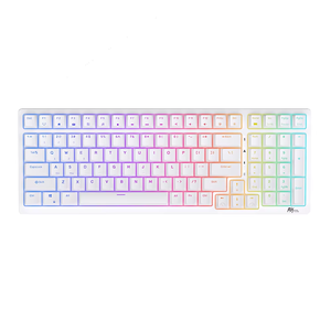 <span class=keywords><strong>Teclado</strong></span> Mecánico Inalámbrico Ergonómico para Juegos <span class=keywords><strong>Royal</strong></span> <span class=keywords><strong>Kludge</strong></span> RK98, Retroiluminación RGB, USB-C, Programable, Diseño Árabe, Tamaño Completo - Product Image 1