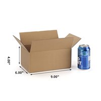 Boîtes d'emballage postal en carton ondulé pour petites entreprises en gros Boîtes en papier pour l'expédition