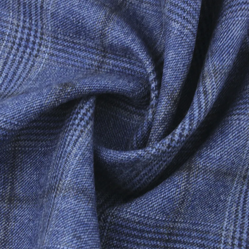 TELA ESCOCESA teñida de hilo de lana pura, alta calidad, para camisa, traje y abrigo, 100%