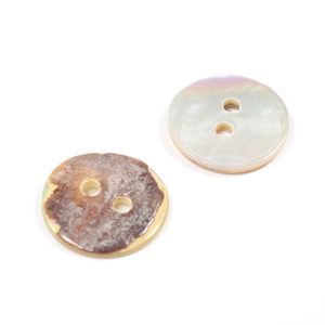 Giá bán buôn mẹ của Ngọc Trai nút <span class=keywords><strong>2</strong></span> lỗ tròn nút vỏ tự nhiên cho áo váy váy quần jean Phụ kiện quần áo - Product Image 1