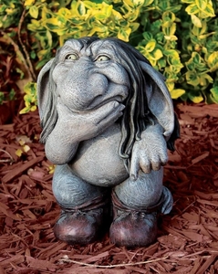 Estatua de resina Troll <span class=keywords><strong>Sylvester</strong></span> Dwarf. Jardín al aire libre Césped Decoración Artesanías de resina - Product Image 5