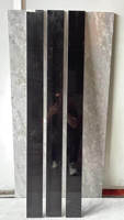 Planches de plinthe en céramique pleine masse brillante à veinures foncées pour sols et murs, antidérapantes, pour villa, hôtel, escalier, intérieur, design moderne