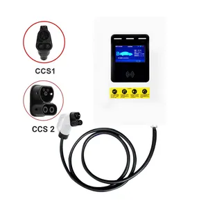 Wall-mounted Fast Ev Cars Charging Stations 30kw Wifi Wallbox For Electric Vehicle Ev Charger