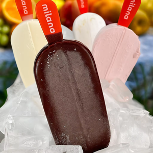 Custom Chocolate Coated Ice Cream Bar Crispy Layers Rich Chocolate Milk Gelato Frozen Dessert Vietnam Factory Price - Product Image 1