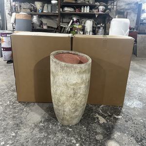 Pots <span class=keywords><strong>de</strong></span> jardin contemporains enduits d'époxy en fibre <span class=keywords><strong>de</strong></span> verre bon marché en gros Pot <span class=keywords><strong>de</strong></span> fleurs pour arbre Pot <span class=keywords><strong>de</strong></span> pépinière Pots <span class=keywords><strong>de</strong></span> <span class=keywords><strong>semis</strong></span> pour la maison - Product Image 6