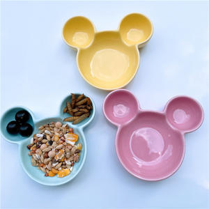 Toptan Hamster yiyecek kasesi sevimli tavşan yiyecek kasesi seramik kase Pet - Product Image 2