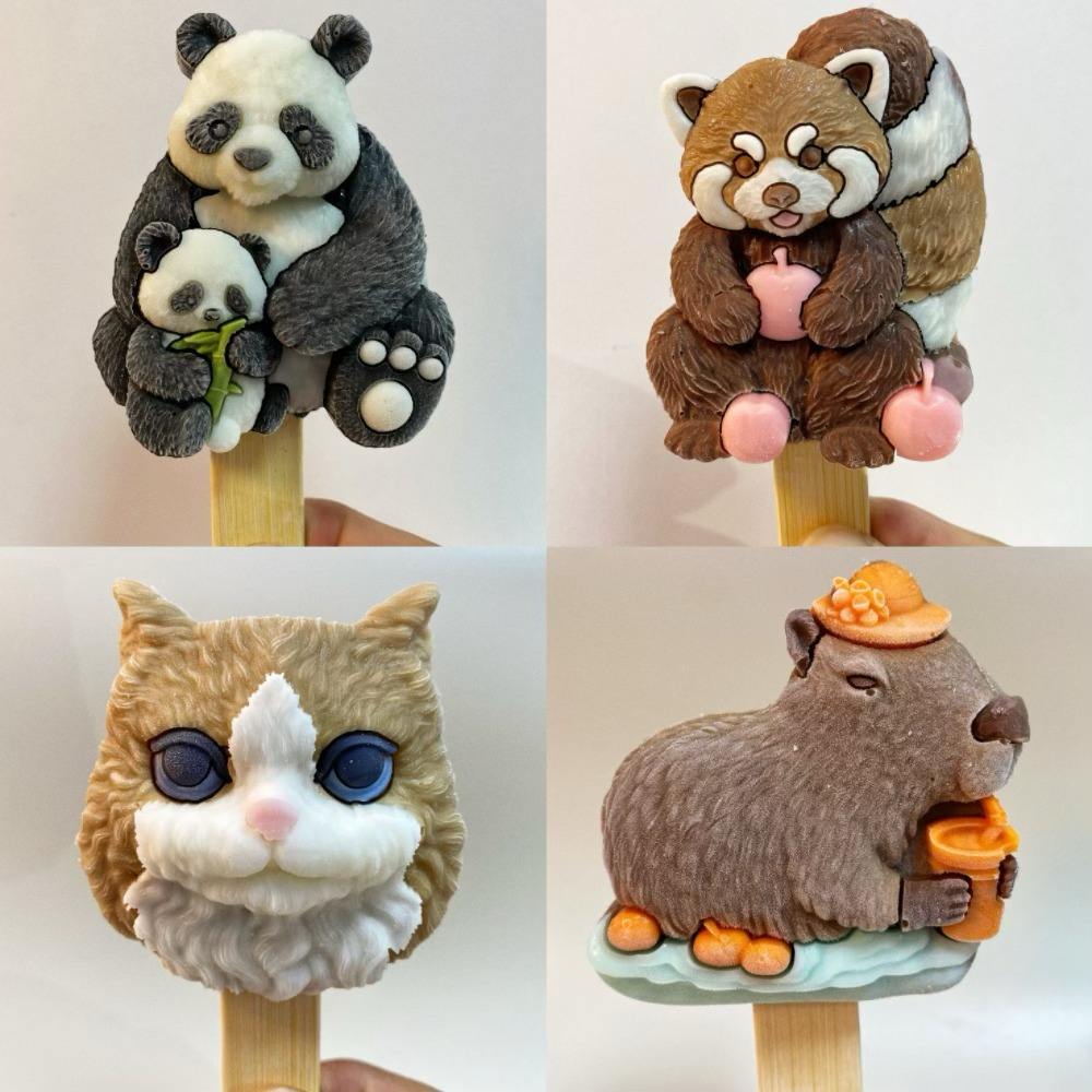 New Design Vegan Halal Certified Milk Ice Cream Panda Shaped 80g Box Packaging Now Available in Bulk Stock at Price