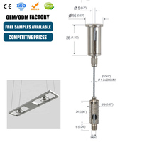 Lampu Chandelier OEM ODM, Kit Pemasangan Lampu dengan Klip Kabel Logam yang Dapat Disesuaikan, Bersertifikasi RoHS, Ramah Lingkungan
