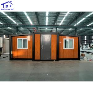 Maison conteneur extensible 20FT 40FT, préfabriquée, modulaire, portable, avec structure en acier galvanisé, installation rapide, pour habitation ou hôtel mobile - Product Image 1
