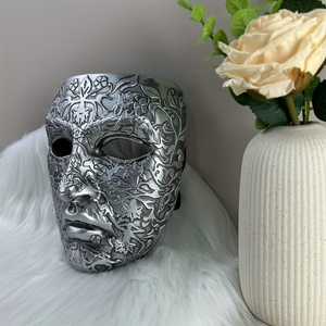 Máscara Artesanal de Resina para Halloween y Cosplay de Pascua con Diseño de <span class=keywords><strong>Baldwin</strong></span> IV. - Product Image 2