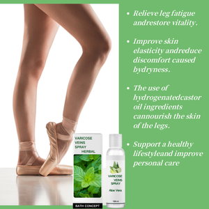 Persönliches Körperpflege-Spray gegen Krampfadern mit Aloe Vera für Beinvenen und Besenreiser Anti-Falten Beruhigend & Feuchtigkeitsspendend gegen Rötungen - Product Image 3