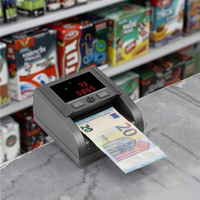 Detector de moneda de orientación EC600 portátil con lector de dinero infrarrojo magnético UM para contadores de billetes en euros