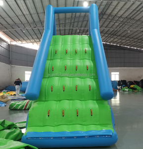 Özelleştirilmiş deniz gölü yüzen <span class=keywords><strong>Aqua</strong></span> spor oyunları üçgen su kaydırağı yetişkin çocuklar için tırmanma şişme su parkı slayt - Product Image 6