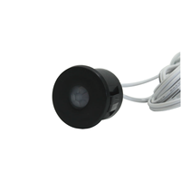 Petit interrupteur à détecteur de mouvement PIR intelligent intégré, longue durée de vie, portée de détection de 0 à 3 m, contrôle sans fil 12 V/24 V, charge maximale de 60 W pour armoire