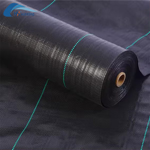 Tissu géotextile tissé <span class=keywords><strong>noir</strong></span> en polypropylène résistant aux UV 100g <span class=keywords><strong>120g</strong></span> pour clôture anti-silt et contrôle de l'érosion des chaussées - Product Image 4