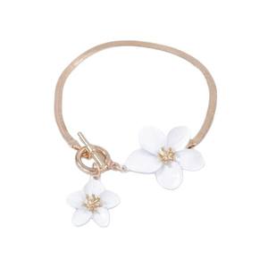 <span class=keywords><strong>Chaîne</strong></span> <span class=keywords><strong>de</strong></span> <span class=keywords><strong>cheville</strong></span> pour femme, nouvelle collection, en <span class=keywords><strong>or</strong></span> <span class=keywords><strong>massif</strong></span> 18 carats, avec diamant taille ovale et motif floral, boucle OT plaquée <span class=keywords><strong>or</strong></span>, certifiée GIC, idéale pour les soirées - Product Image 3