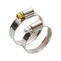 Collier de serrage à vis sans fin allemand W1 W2 W4 en gros d'usine, couple élevé pour radiateur de voiture, tuyau d'eau, fixation de tuyaux industriels