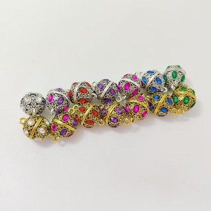Alloy Round <b>Ball</b> Magnetic Clasp 16mm DIY Jewelry Accessory For Necklace Bracelet - Product Image 1
