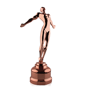 La scultura sportiva di alta qualità assegna trofei d'oro <span class=keywords><strong>Oscar</strong></span> in metallo - Product Image 3
