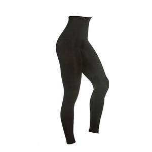 กางเกงกระชับสัดส่วนเอวสูงไร้ตะเข็บ สีดำ ไนลอน ช่วยยกสะโพก กระชับหน้าท้อง กางเกงเก้าส่วน - Product Image 5