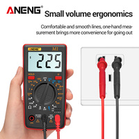 Untuk Multimeter Digital M1 0-600V AC/DC 10A Layar 4-Digit dengan Indikator Baterai Lemah untuk Penggunaan Industri & Rumah Tangga