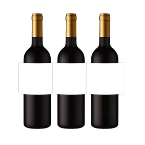 Standard 8x11" printable customized adhesive photo paper for red wine labels sheet